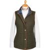 Olive Green Quilted Classic Gilet