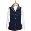 Navy Quilted Classic Gilet