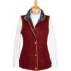 Wine Quilted Classic Gilet