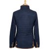 Navy Quilted Classic Jacket