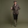 Brown Schoffel Cavell Tweed Field Coat