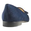 Mid Navy Suede Bow Slipper