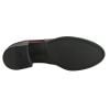 Deep Bordeaux Leather and Suede Brogue Shoes