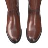Tan Long Leather Boot