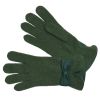 Green Bow Angora Gloves