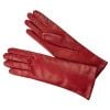 Red Nappa Leather Long Cuff Glove