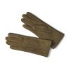 Green Leather Merino Sheepskin Gloves