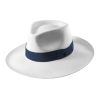 Navy Panama Contrast Band Hat