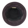 Dark Wine Fleece Lined Wax Hat