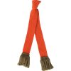 Orange Merino Wool Garter Tie