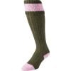 Olive Green Heel and Toe Shooting Stocking