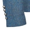 Blue Wantage Harris Tweed Chelsea Jacket