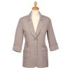 Taupe Linen Casual Blazer