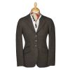 Brown Wine T.ba Tweed Single Vent Jacket