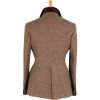 Brown T.ba Tweed Single Vent Jacket