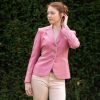 Pink Hursley Check Nehru Jacket