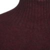 Wine Possum Turtleneck Sweater