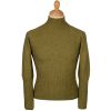 Green Possum Turtleneck Sweater
