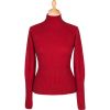 Red Possum Turtleneck Sweater