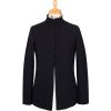 Navy Pearl Button Cotton Cardigan
