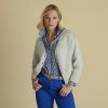 Green V-Neck Pearl Button Cardigan