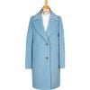 Powder Blue Alpaca Coat