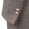 Castleford Harris Tweed Nehru Coat