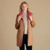 Pink Reversible Cashmere & Wool Coat