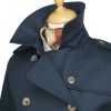 Navy Classic Belted Trench Coat