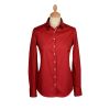 Red Stretch Cotton Lycra Shirt