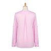 Pink Linen Safari Shirt