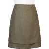 Green Barton Tweed Skirt