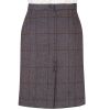 Plum Shropshire Pencil Skirt