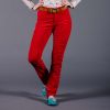 Red Classic Needlecord Jeans