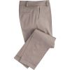 Taupe Cotton Stretch Crop Trousers