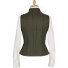 Green Heathfield Tweed Fitted Waistcoat