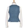 Blue Harris Tweed Wantage Tailored Waistcoat