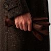 Brown Grey Herringbone Donegal Follifoot Coat