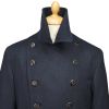 Navy Charcoal Coldstream Loden Coat