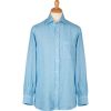 Sky Blue Vintage Linen Shirt