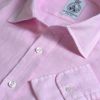 Soft Pink Vintage Linen Shirt