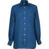 Royal Blue Vintage Linen Shirt