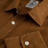 Bark Brown Vintage Linen Shirt