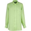 Lime Green Vintage Linen Shirt
