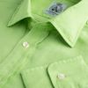 Lime Green Vintage Linen Shirt
