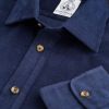 Navy Needlecord Shirt