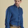 Blue Indigo Vintage Button Down Shirt