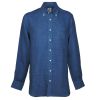 Blue Indigo Vintage Button Down Shirt