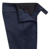 Navy 10oz Two Button Sharkskin Suit