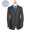 14oz Three Button Heavy Flannel Grey Suit